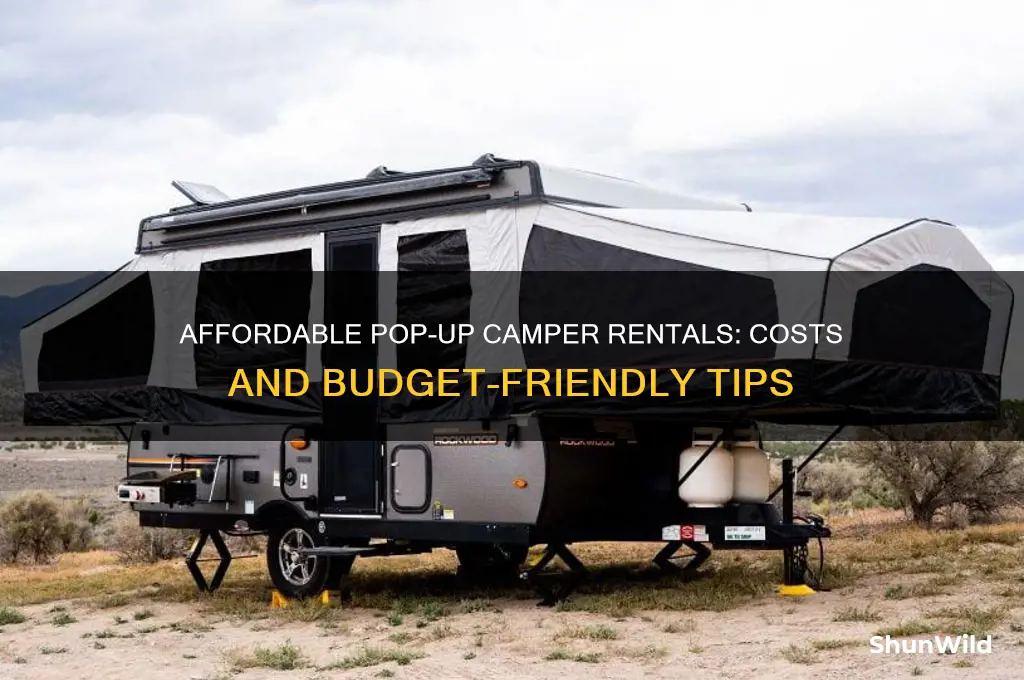 how much is it to rent a pop up camper