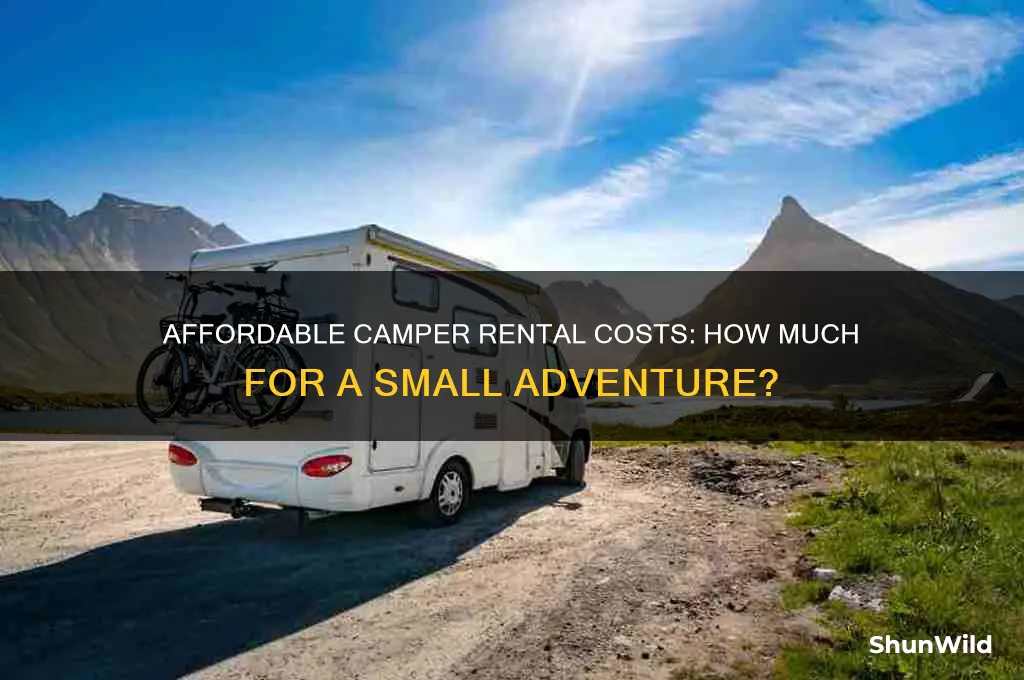 how much is it to rent a small camper