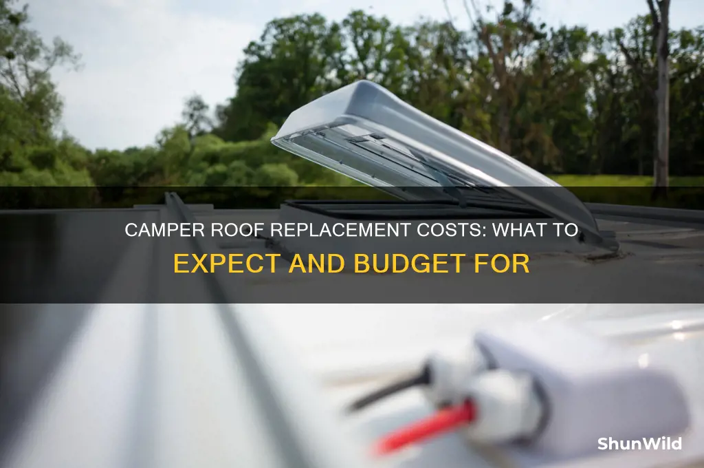 how much is it to replace a camper roof