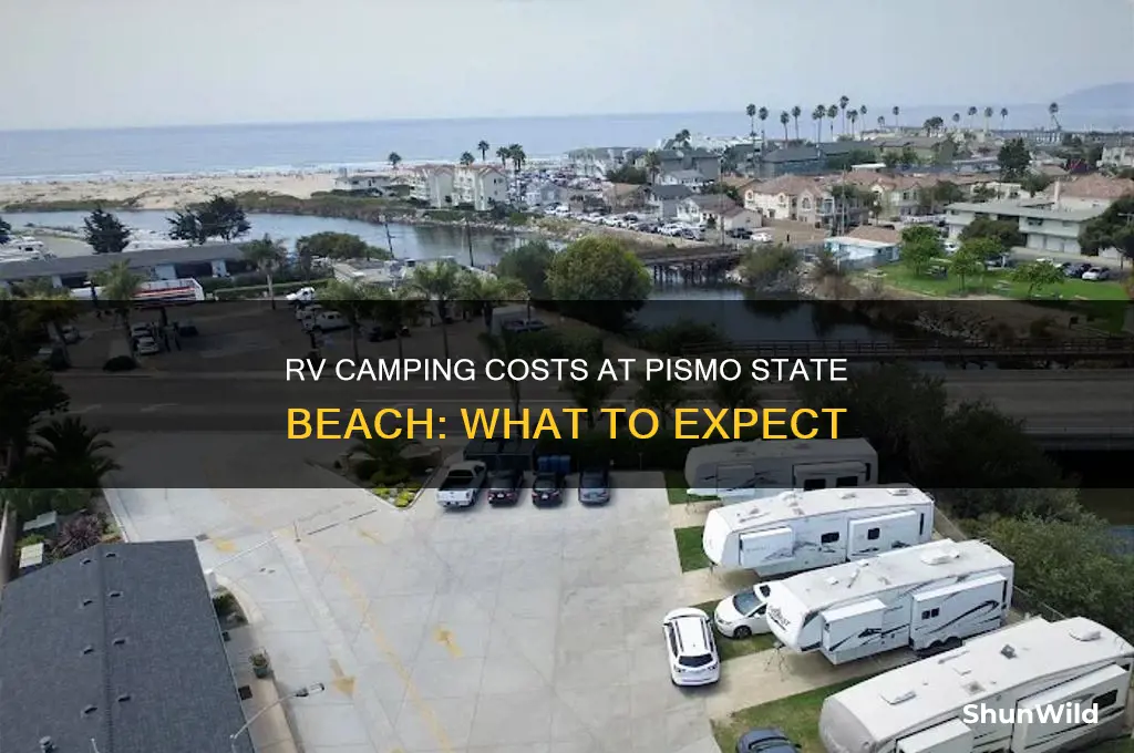 how much is it to rv camp at pismo sb
