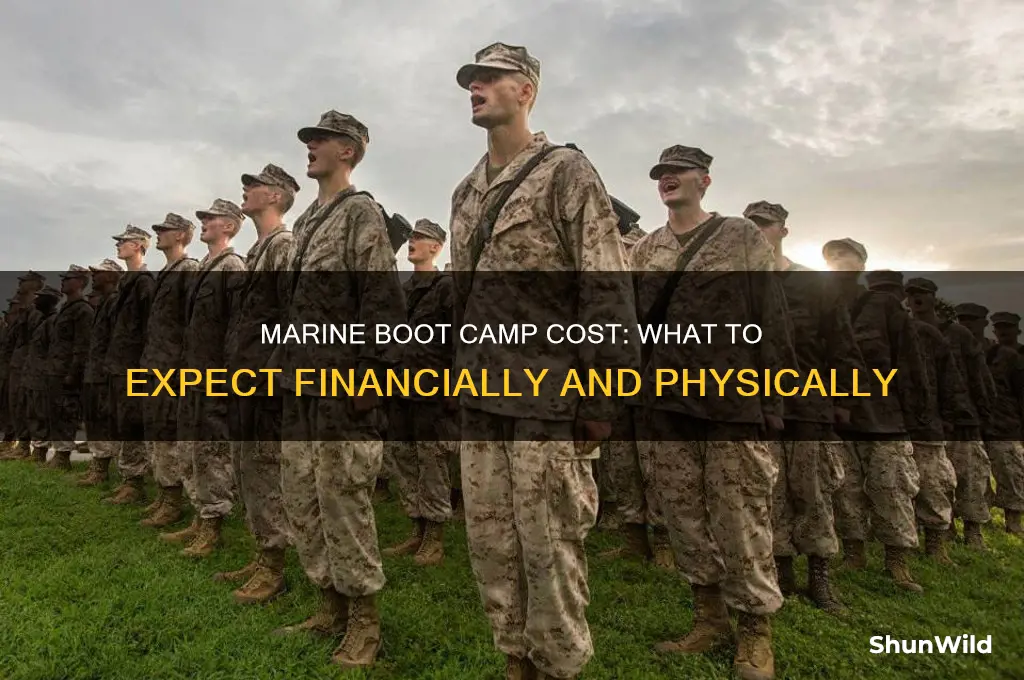 how much is marine boot camp