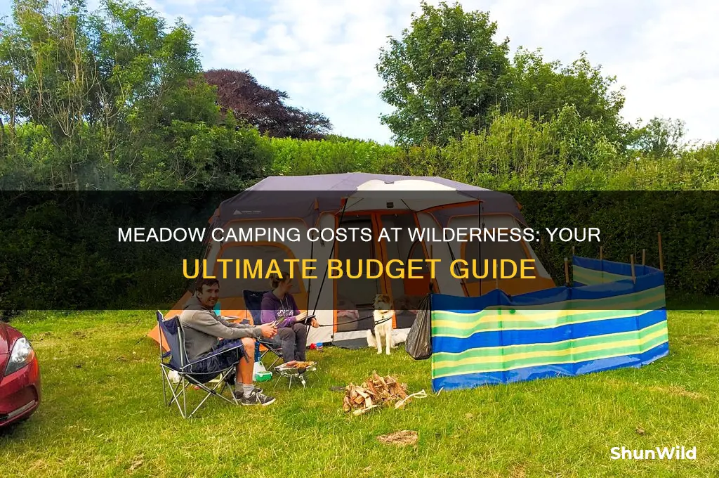 how much is meadow camping at wilderness