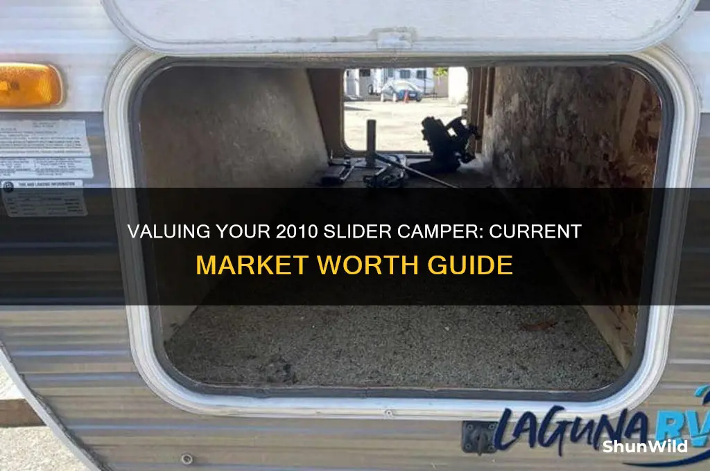 how much is my 2010 slider camper worth