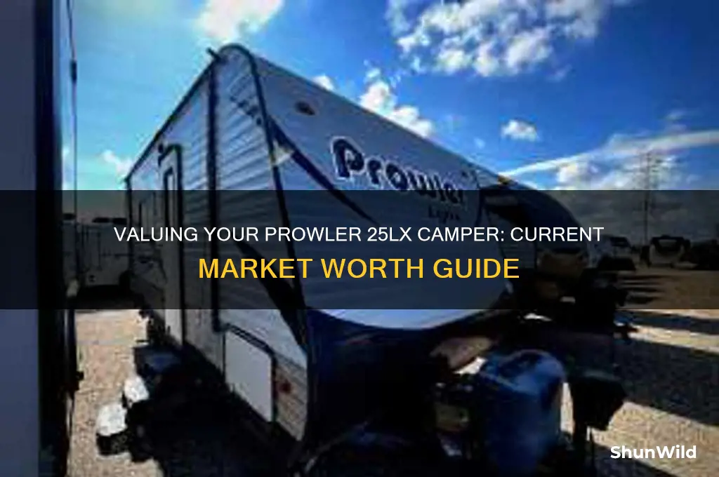 how much is my prowler 25lx camper worth