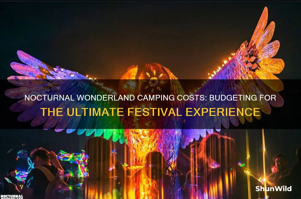 how much is nocturnal wonderland camping