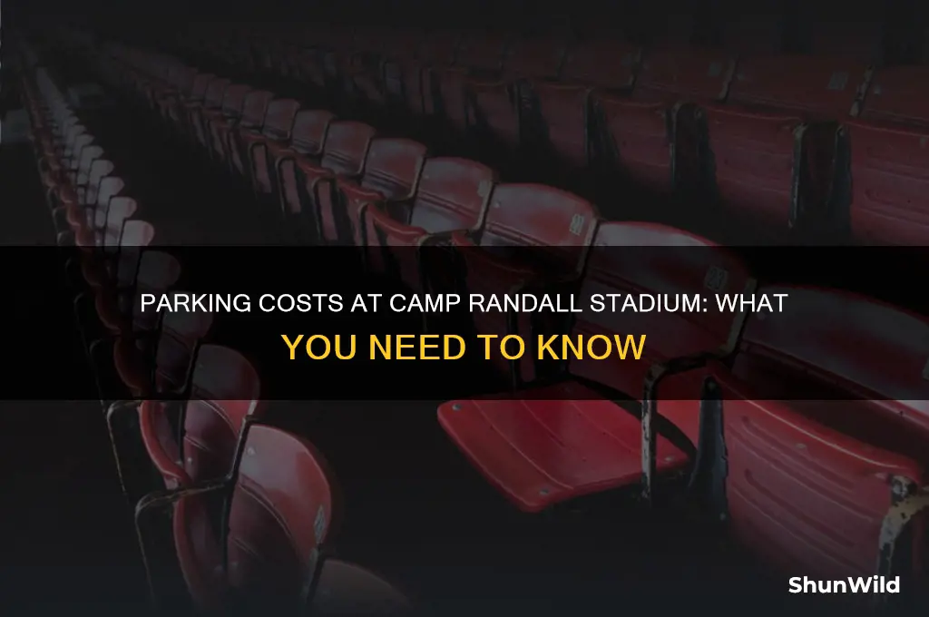 how much is parking at camp randall stadium