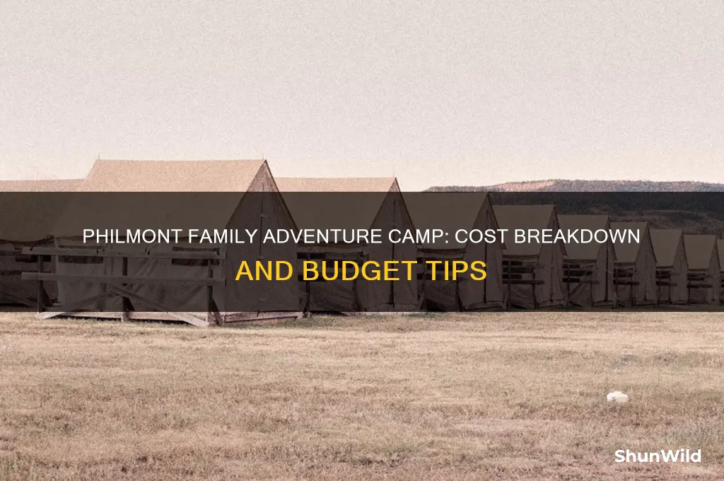 how much is philmont family adventure camp