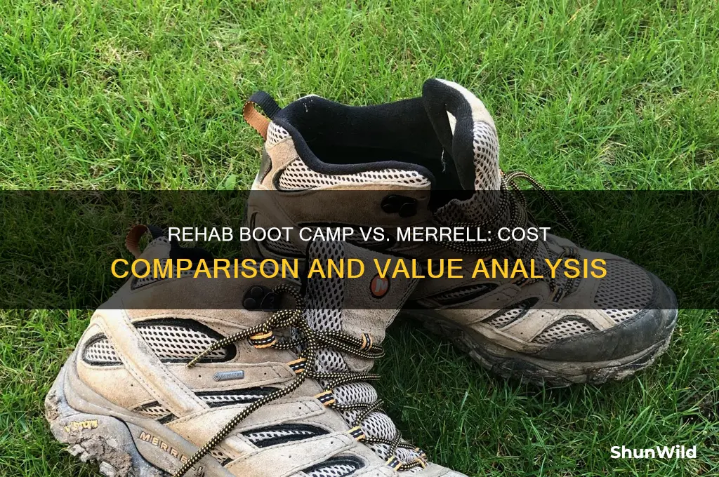 how much is rehab boot camp than merrell
