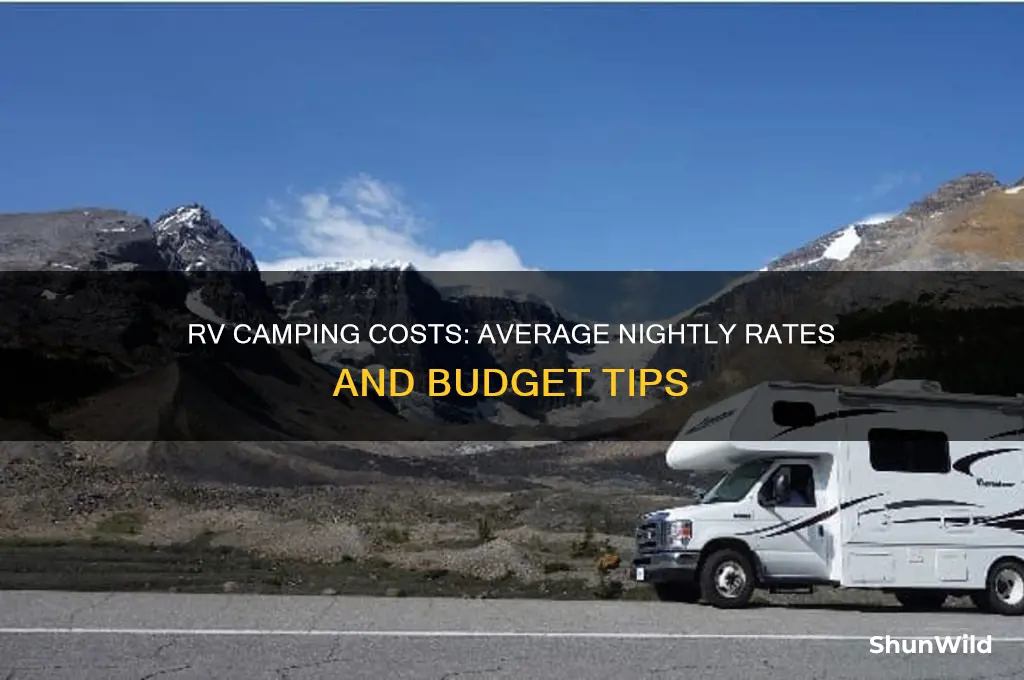 how much is rv camping per nighr