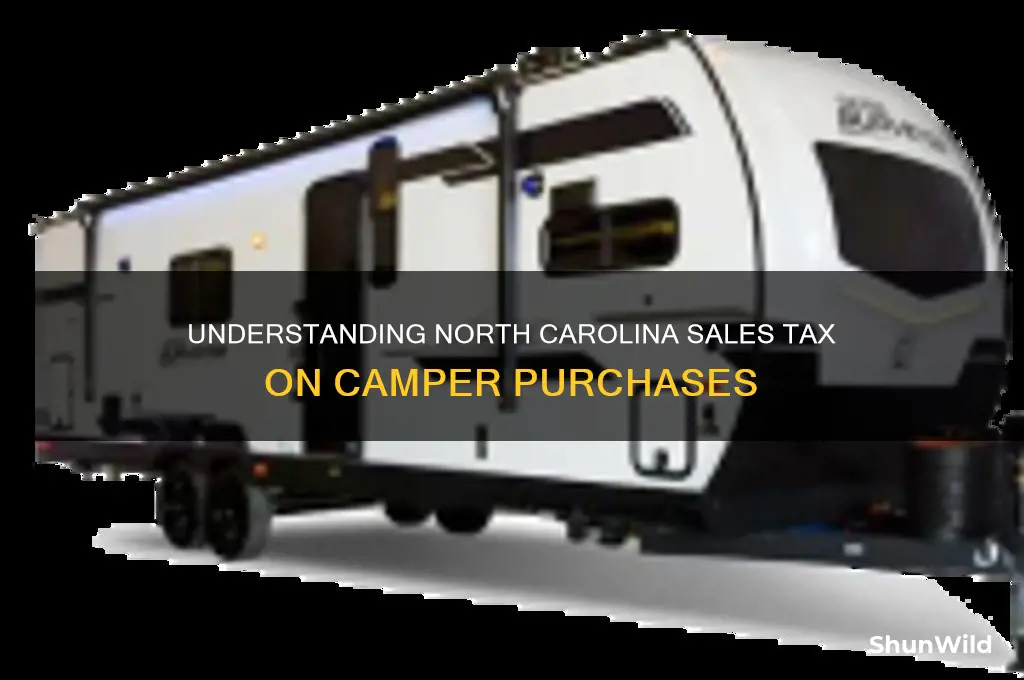 how much is sales tax on a camper in nc
