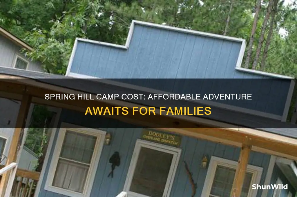 how much is spring hill camp