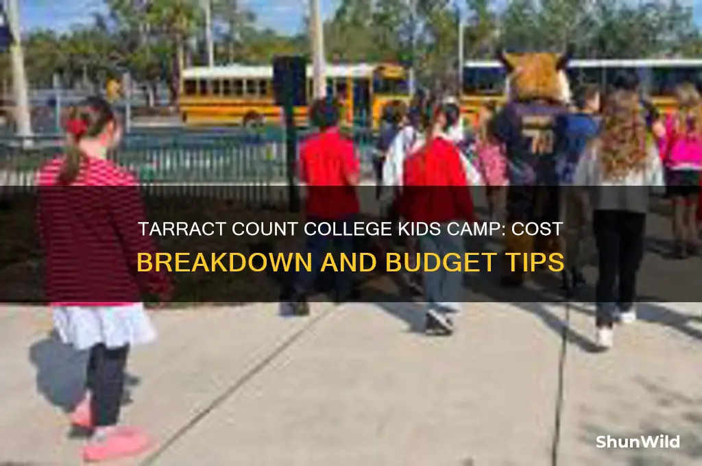 how much is tarract count college kids camp