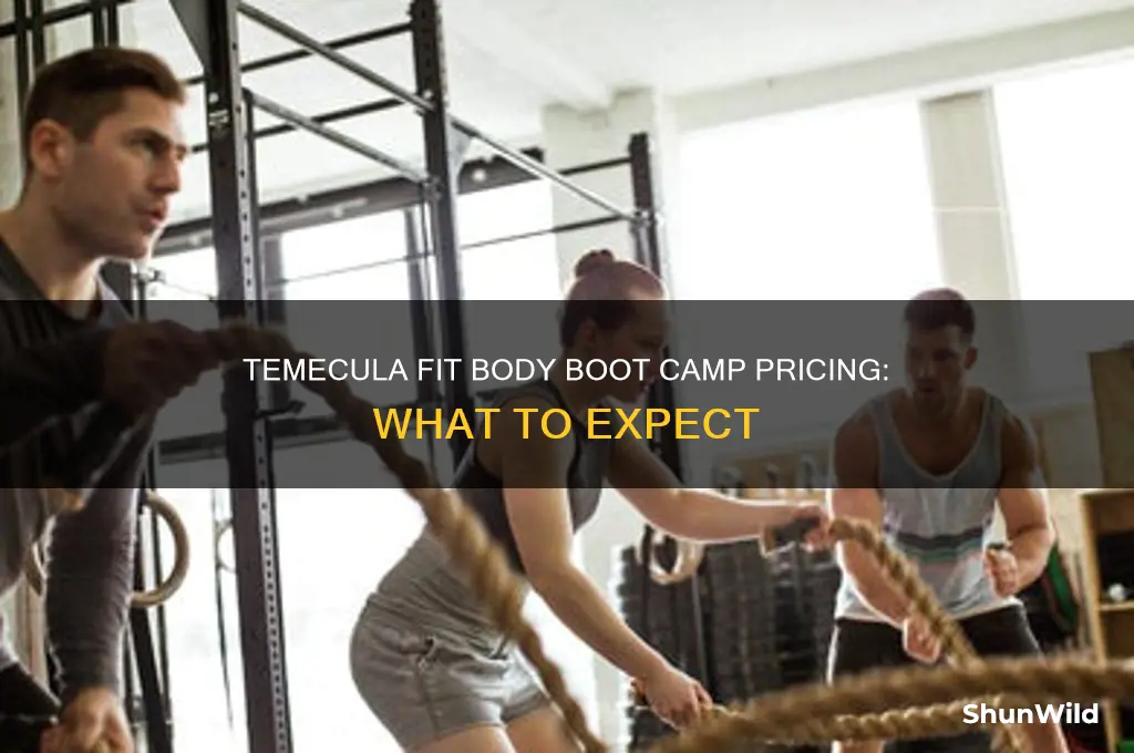 how much is temecula fit body boot camp