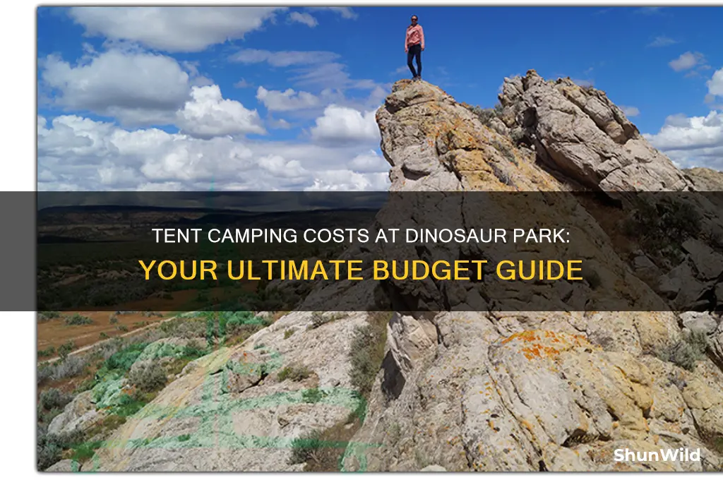 how much is tent camping at dinasour park