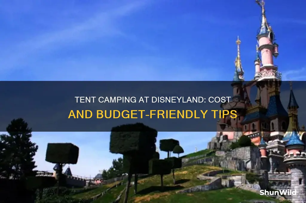 how much is tent camping at disneyland