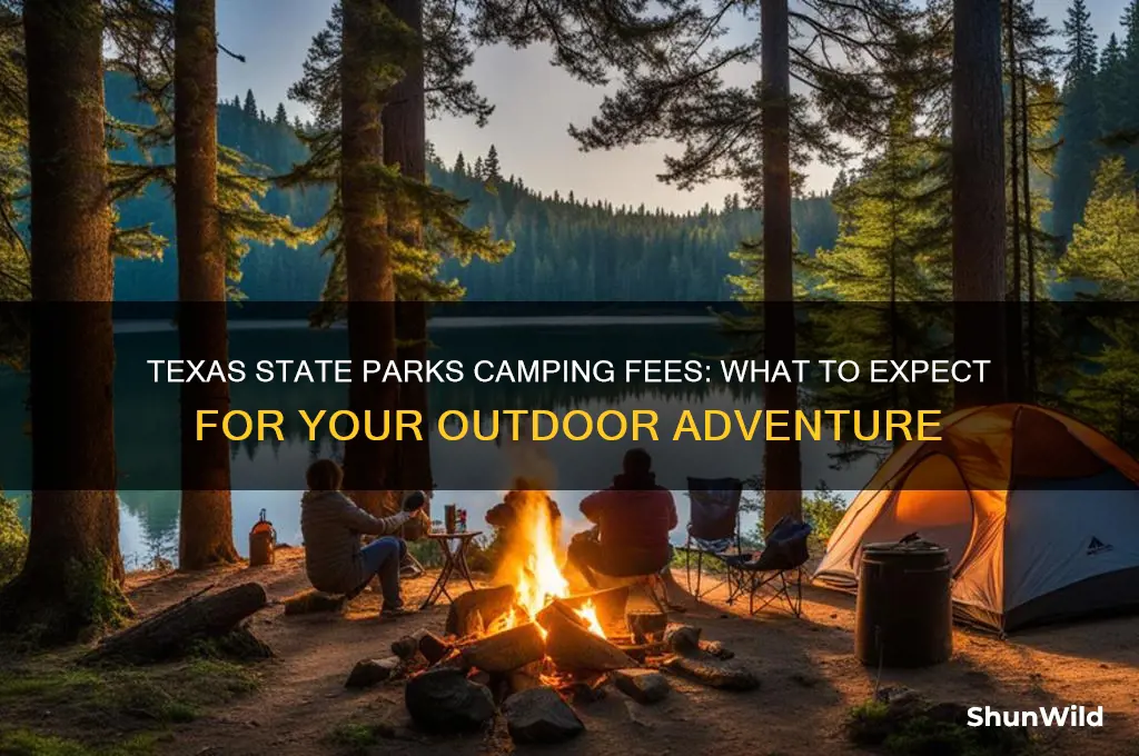 how much is texas camping fee at state parks