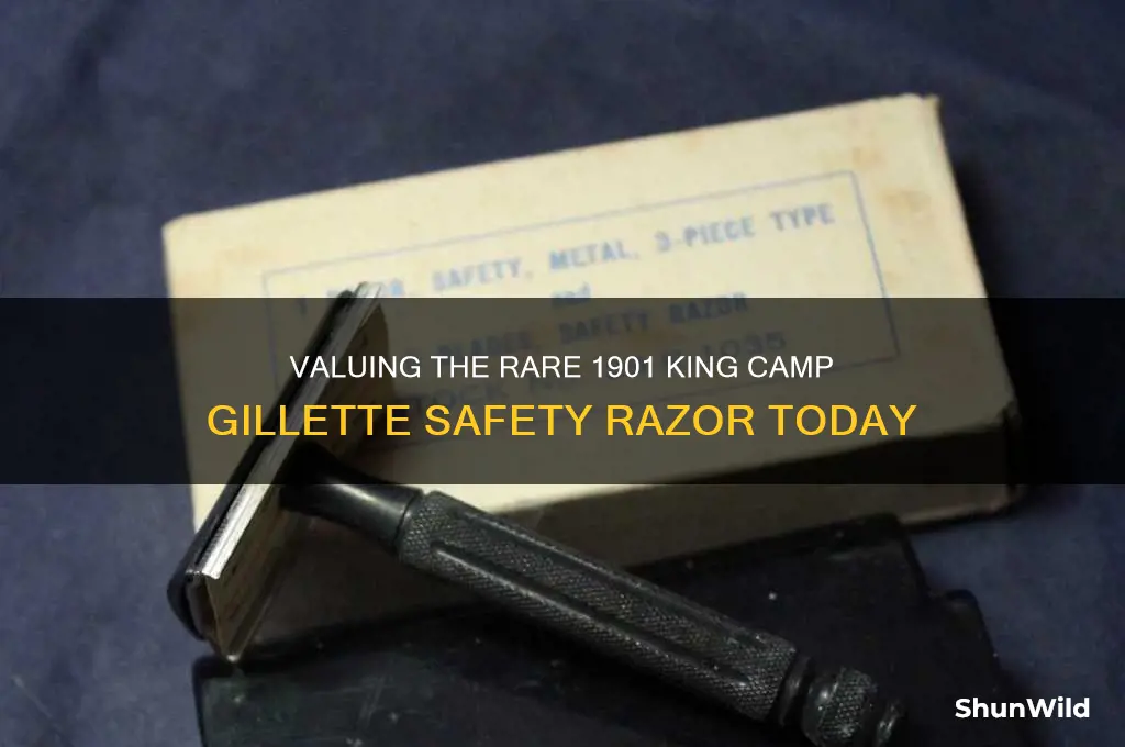 how much is the 1901 king camp gillette