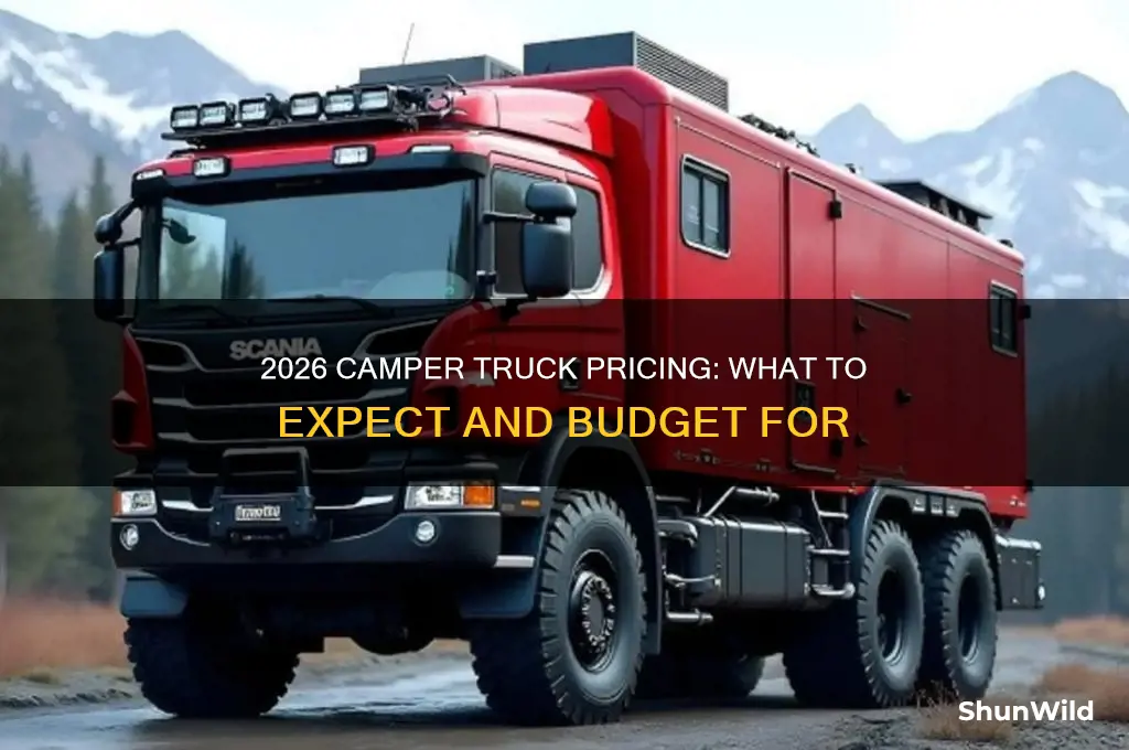 how much is the 2026 camper truck