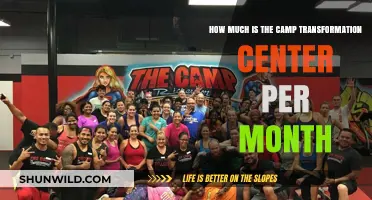 Monthly Cost of Camp Transformation Center: What to Expect