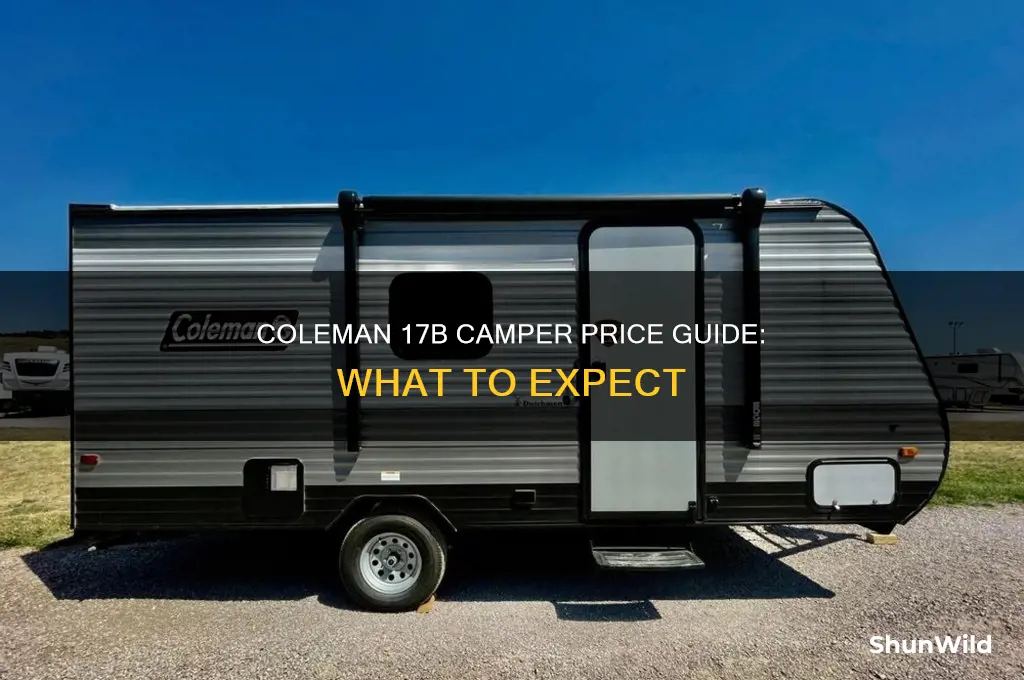 how much is the coleman 17b camper