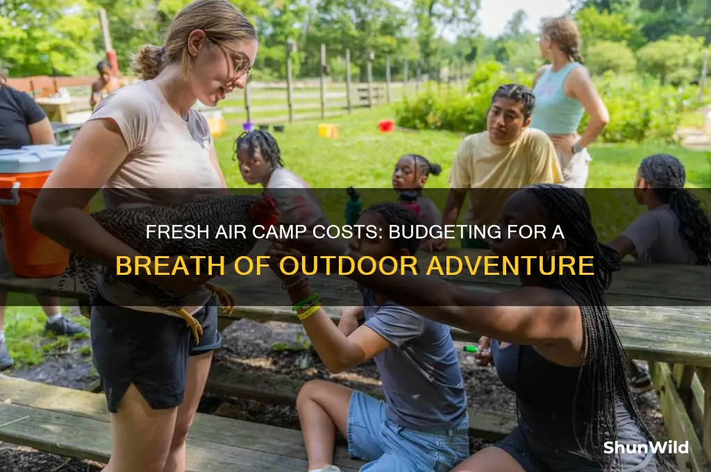 how much is the cost is fresh air camp