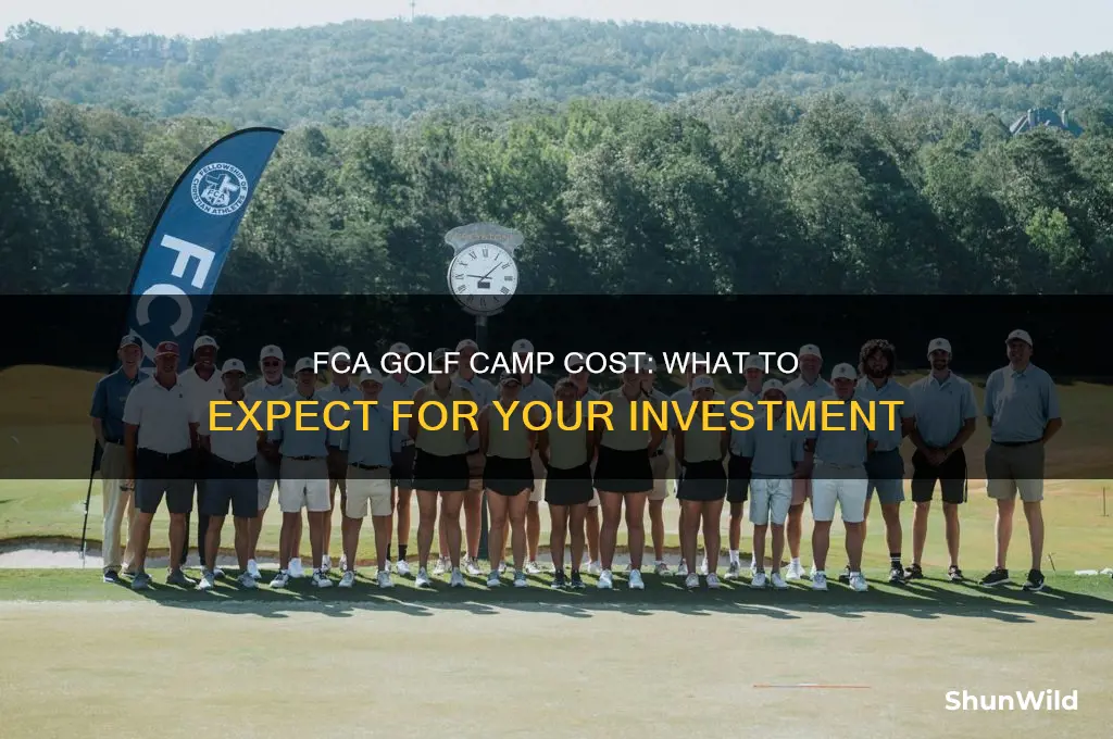 how much is the fca camp for golf