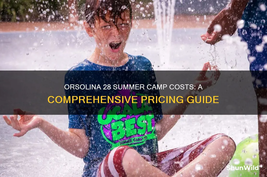 how much is the orsolina 28 summer camp