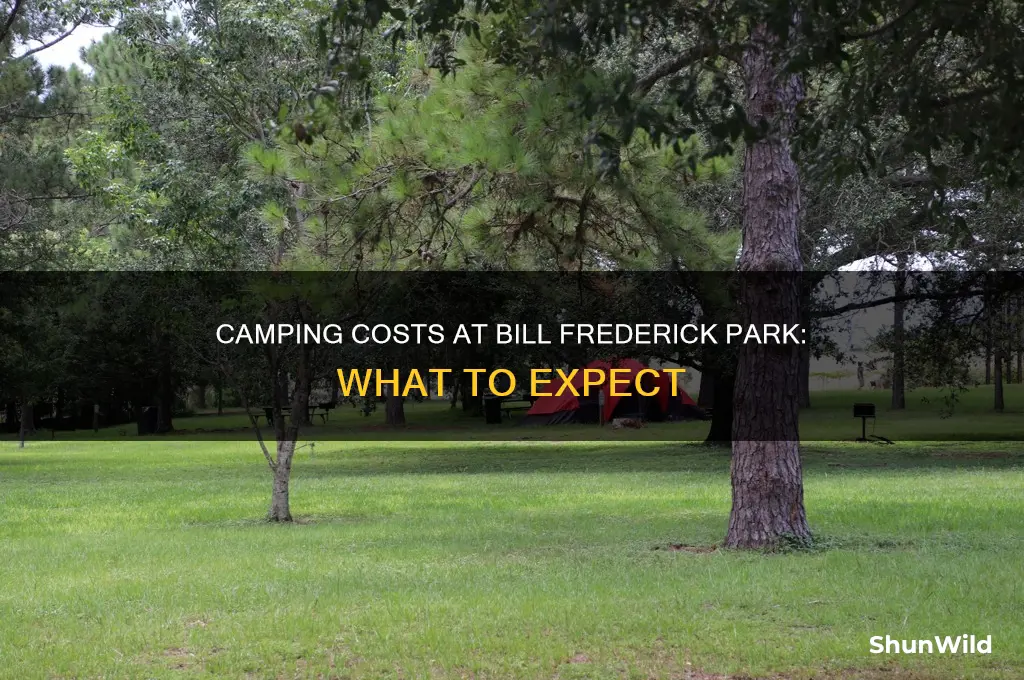how much is to camp at bill frederick park