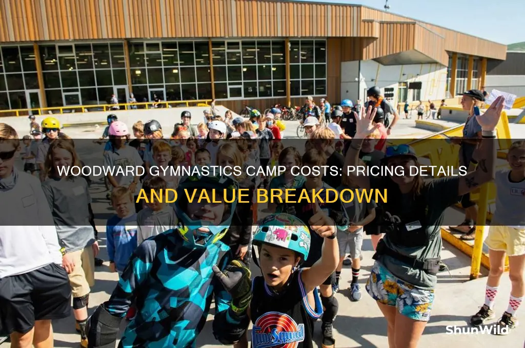 how much is woodward gymnastics camp
