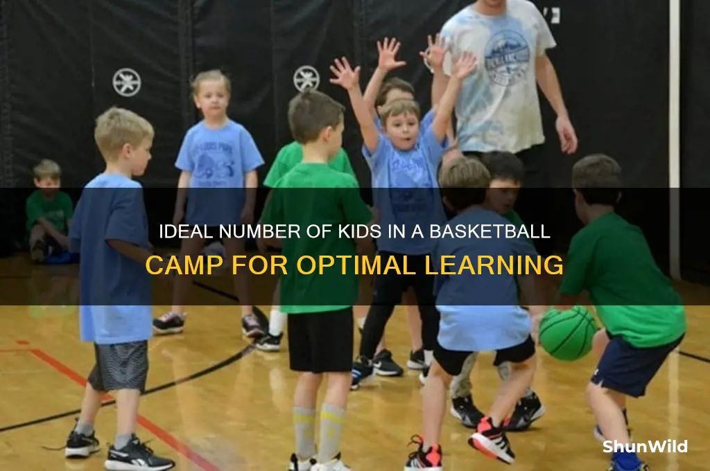 how much kids in one basketball camp