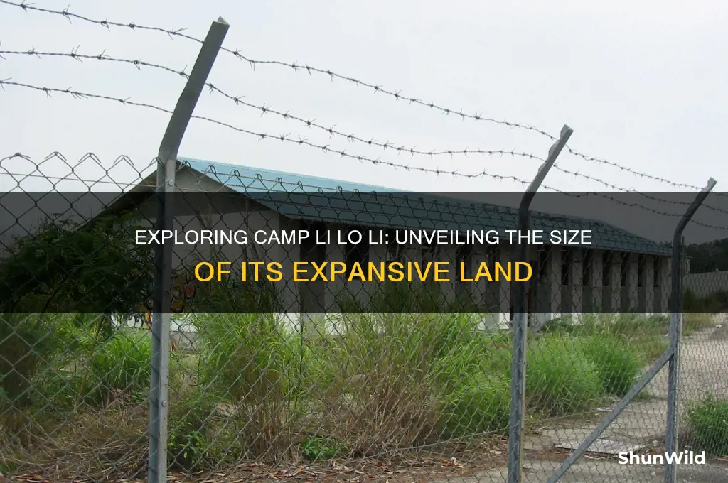 how much land does camp li lo li have
