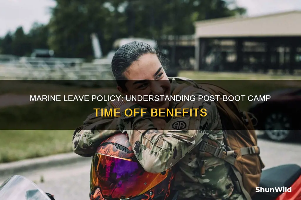 how much leave do marines get after boot camp