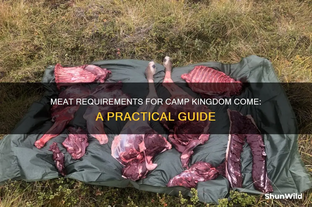 how much meat is needed for the camp kingdom come