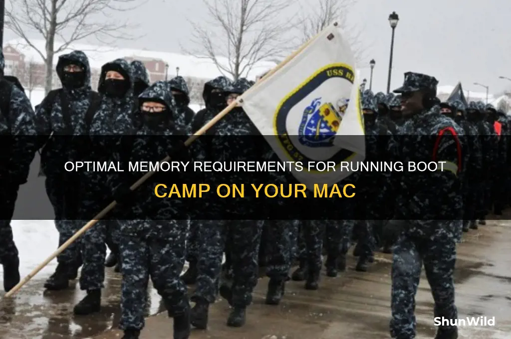 how much memory do i need to run boot camp