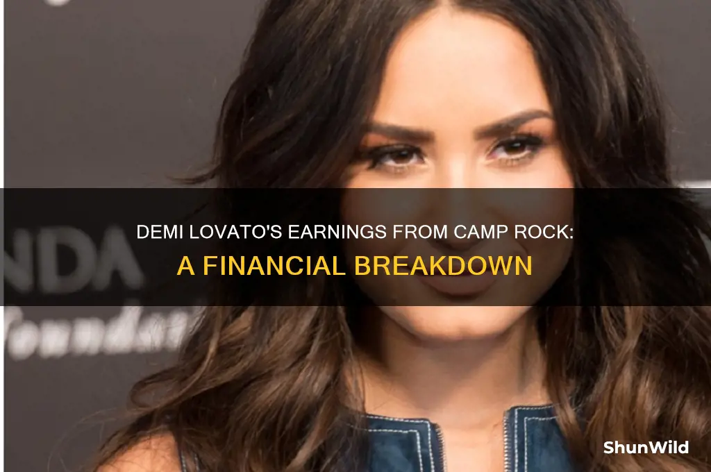 how much money did demi lovato made in camp rock