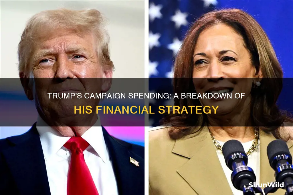 how much money did trump spend on campan