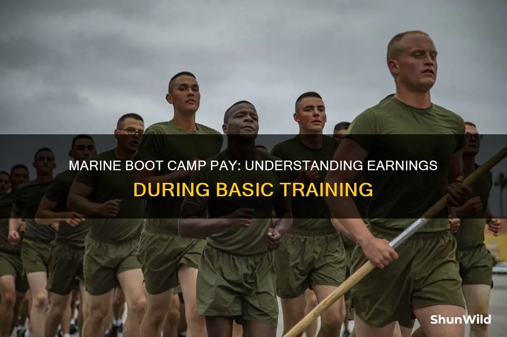 how much money do marines make during boot camp