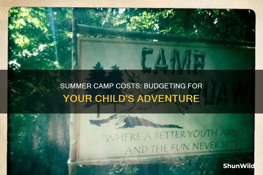how much money does summer camp cost