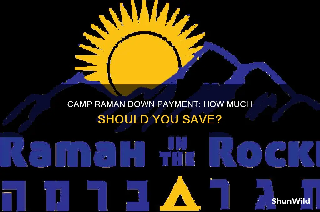 how much money down for camp raman