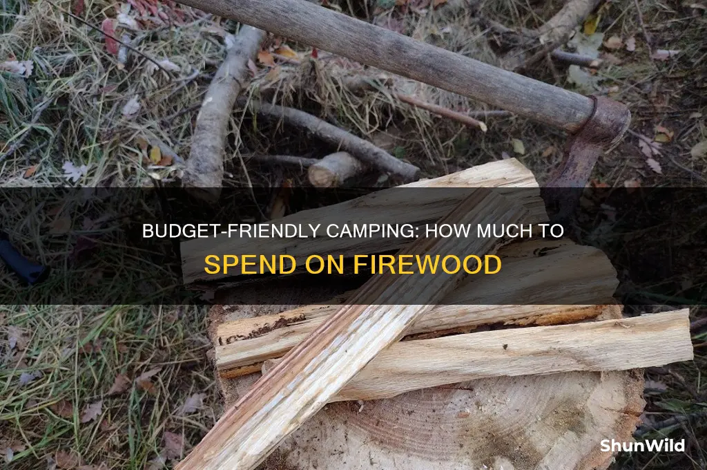 how much money for camping wood