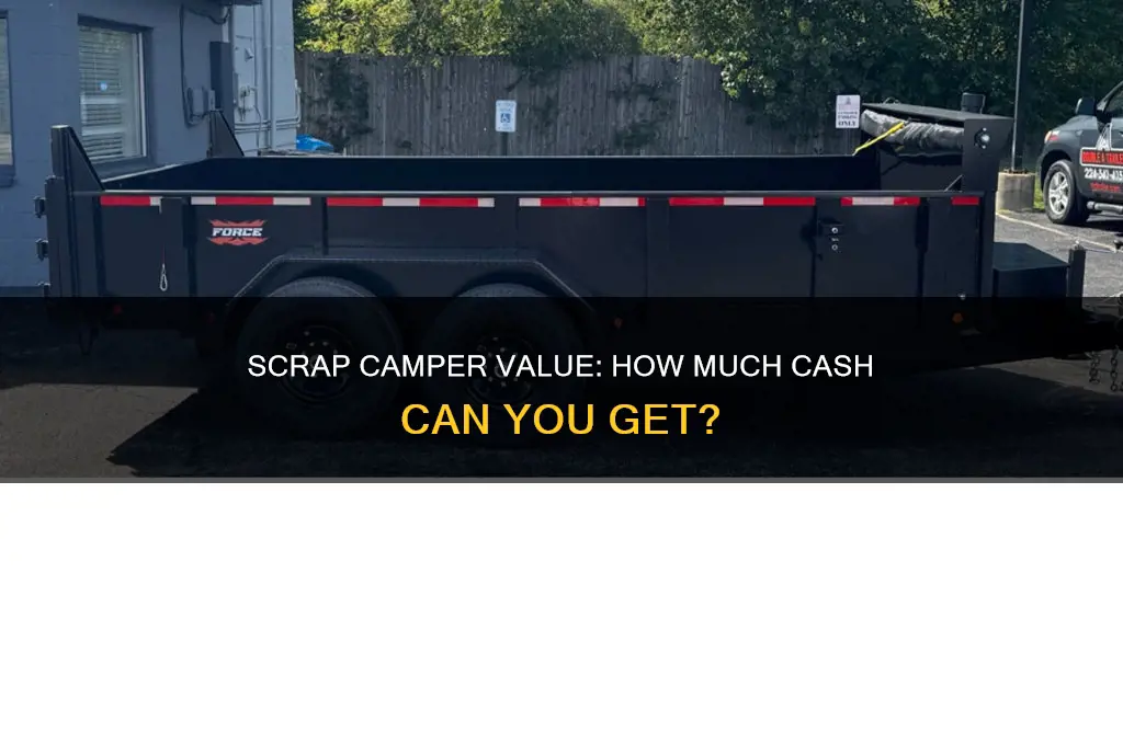 how much money for scrap camper