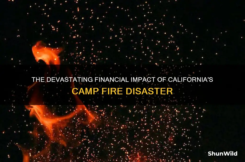 how much money has the camp fire in california cost