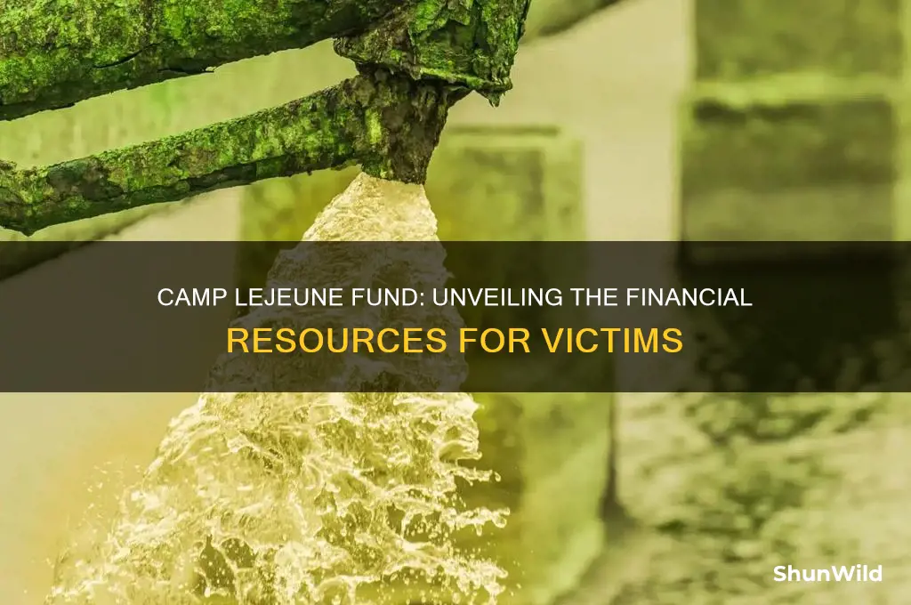 how much money is in the camp lejeune fund
