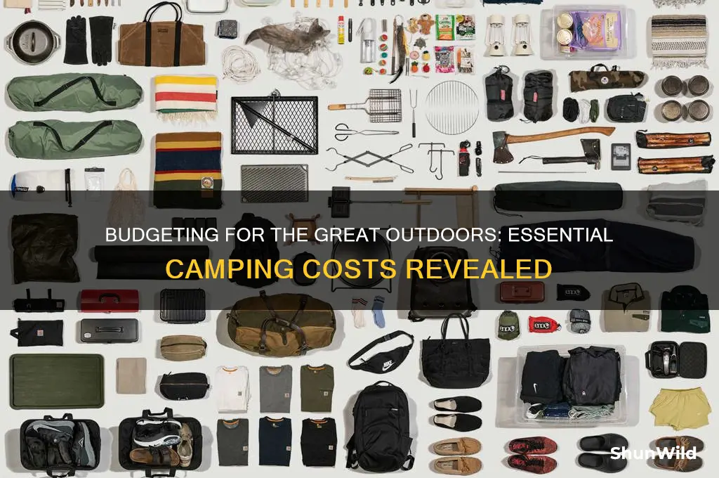 how much money is needed for camping