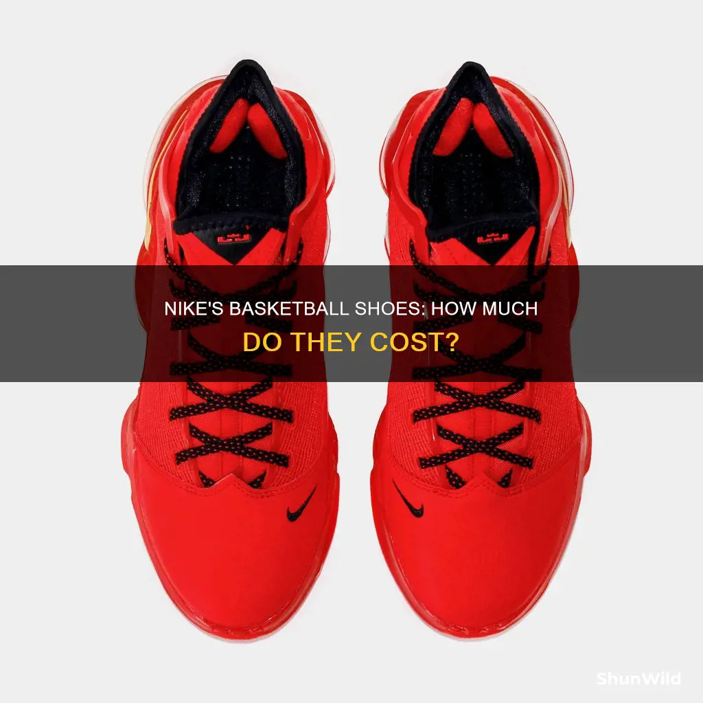 how much money is nikies basketball shoes