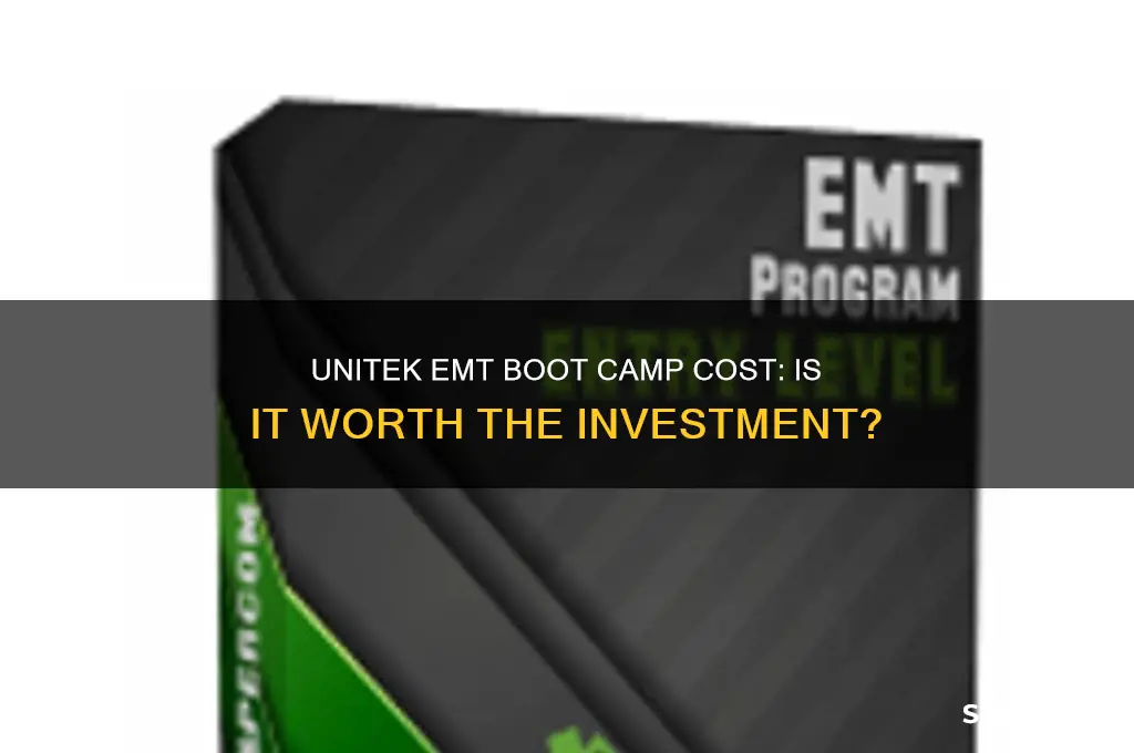 how much money is unitek emt boot camp
