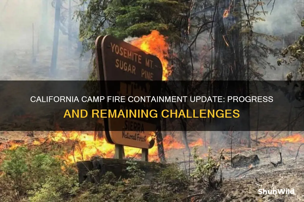how much of the california camp fire is contained