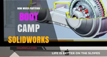 Optimal Boot Camp Partition Size for Running SolidWorks on Mac