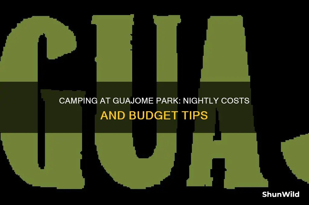 how much per night to camp guajome park