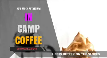 Potassium Content in Camp Coffee: A Nutritional Breakdown